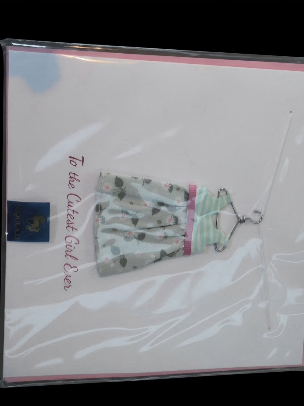 Niquead Pink Envelope with Gold Wax Seal Card Set Of 6